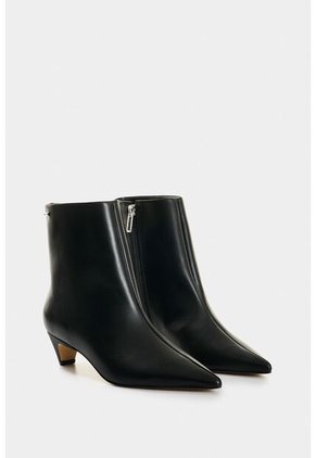 Botines De Cuero Para Mujer Lyra Botines De Cuero Para Mujer Lyra Negro 41 VÉLEZ