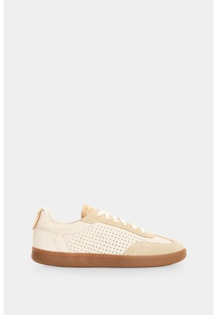 Tenis En Cuero Nobuck Y Carnaza Para Mujer Flair 3.0 Tenis En Cuero Nobuck Y Carnaza Para Mujer Flair 3.0 Crema 39 VÉLEZ