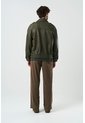 Chaqueta Bomber De Cuero Para Hombre Meridian Chaqueta Bomber De Cuero Para Hombre Meridian Verde Oliva XXL VÉLEZ de Vélez