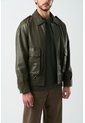 Chaqueta Bomber De Cuero Para Hombre Meridian Chaqueta Bomber De Cuero Para Hombre Meridian Verde Oliva XXL VÉLEZ de Vélez