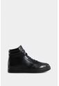 Bota árida De Cuero Liso Para Hombre Silueta Casual Deportiva Bota árida De Cuero Liso Para Hombre Silueta Casual Deportiva Negro 39 Vélez de Vélez
