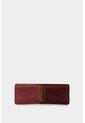 Billetera Oasis De Cuero Para Hombre Detalle Contraste Billetera Oasis De Cuero Para Hombre Detalle Contraste Rojo VÉLEZ de Vélez