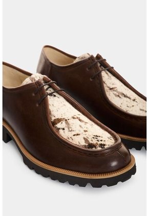 Zapatos De Atadura En Cuero Para Hombre Tikal Zapatos De Atadura En Cuero Para Hombre Tikal Cafe 38 VÉLEZ