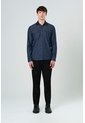 Sobrecamisa Alcor Manga Larga De Algodón Para Hombre Detalles Cuero Sobrecamisa Alcor Manga Larga De Algodón Para Hombre Detalles Cuero Azul Oscuro L VÉLEZ de Vélez