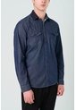 Sobrecamisa Alcor Manga Larga De Algodón Para Hombre Detalles Cuero Sobrecamisa Alcor Manga Larga De Algodón Para Hombre Detalles Cuero Azul Oscuro L VÉLEZ de Vélez