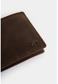 Billetera Terra De Cuero Para Hombre Interior Contraste Billetera Terra De Cuero Para Hombre Interior Contraste Cafe VÉLEZ de Vélez