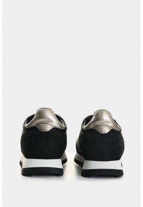 Tenis De Cuero Y Textil Para Mujer Flora Tenis De Cuero Y Textil Para Mujer Flora Negro 41 VÉLEZ