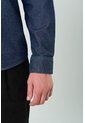 Sobrecamisa Alcor Manga Larga De Algodón Para Hombre Detalles Cuero Sobrecamisa Alcor Manga Larga De Algodón Para Hombre Detalles Cuero Azul Oscuro L VÉLEZ de Vélez