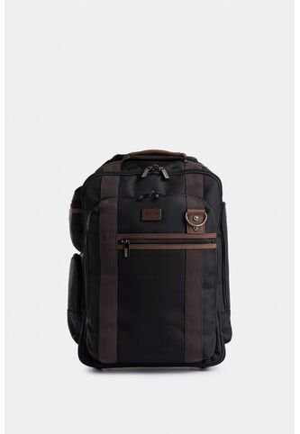 Morral Trolley Lona Por Cuero Para Hombre Acentos Morral Trolley Lona Por Cuero Para Hombre Acentos Negro VÉLEZ Vélez
