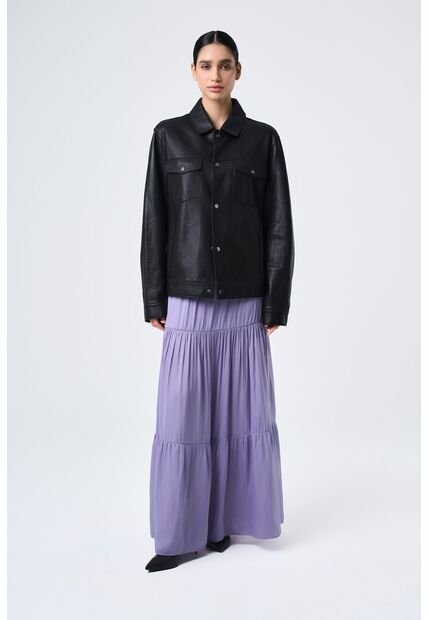 Maxi Falda Adana Para Mujer Capas Y Recogidos Maxi Falda Adana Para Mujer Capas Y Recogidos Lila 06 Vélez