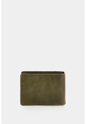 Porta Billetes Lunar 2.0 De Cuero Para Hombre Casual Porta Billetes Lunar 2.0 De Cuero Para Hombre Casual Verde Oliva VÉLEZ