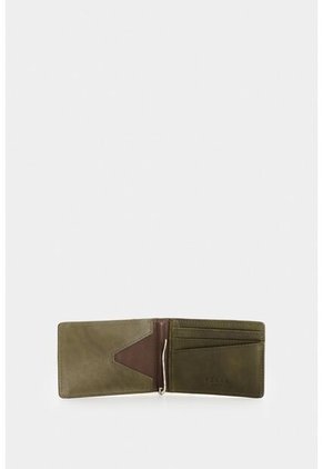 Porta Billetes Lunar 2.0 De Cuero Para Hombre Casual Porta Billetes Lunar 2.0 De Cuero Para Hombre Casual Verde Oliva VÉLEZ