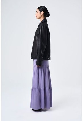 Maxi Falda Adana Para Mujer Capas Y Recogidos Maxi Falda Adana Para Mujer Capas Y Recogidos Lila 06 Vélez