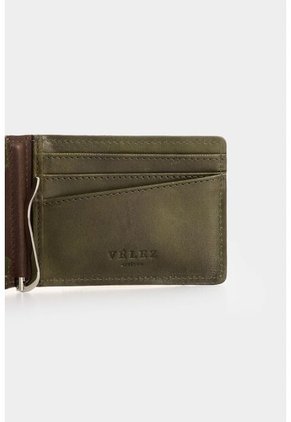 Porta Billetes Lunar 2.0 De Cuero Para Hombre Casual Porta Billetes Lunar 2.0 De Cuero Para Hombre Casual Verde Oliva VÉLEZ