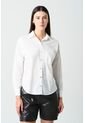 Camisa Manga Larga Basic En Tejido Plano Para Mujer Detalle Millaré Camisa Manga Larga Basic En Tejido Plano Para Mujer Detalle Millaré Blanco L VÉLEZ de Vélez