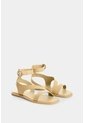 Sandalia Plana En Cuero Con Taches Para Mujer Soren 2.0 Sandalia Plana En Cuero Con Taches Para Mujer Soren 2.0 Crema 41 VÉLEZ de Vélez