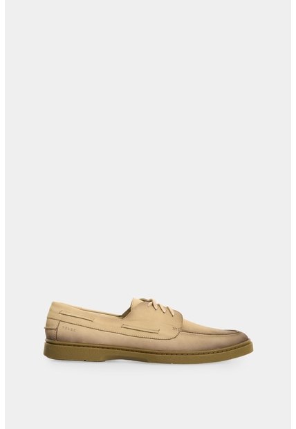 Mocasín En Cuero Gamuzado Para Hombre Cayena Mocasín En Cuero Gamuzado Para Hombre Cayena Arena 40 VÉLEZ