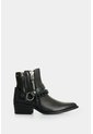 Botin En Cuero Con Acabado Desgastado Para Mujer Ocaso Botin En Cuero Con Acabado Desgastado Para Mujer Ocaso Negro 38 VÉLEZ de Vélez