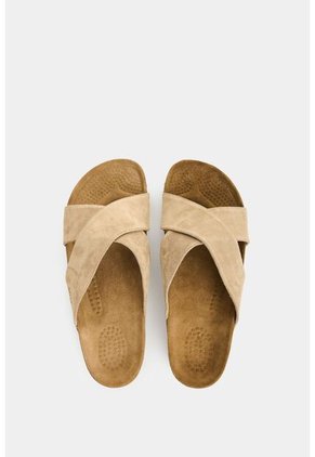 Sandalia De Cuero Carnaza Para Hombre Duna Sandalia De Cuero Carnaza Para Hombre Duna Arena 42 VÉLEZ