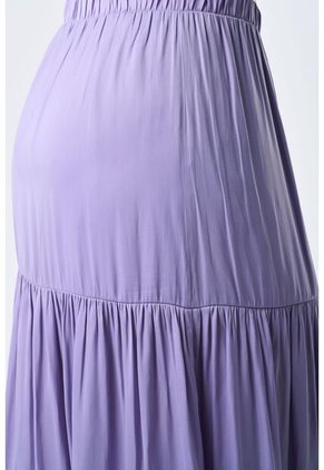 Maxi Falda Adana Para Mujer Capas Y Recogidos Maxi Falda Adana Para Mujer Capas Y Recogidos Lila 06 Vélez