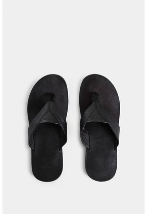 Sandalias Estepa De Cuero Para Hombre Tres Puntadas Sandalias Estepa De Cuero Para Hombre Tres Puntadas Negro 42 Vélez
