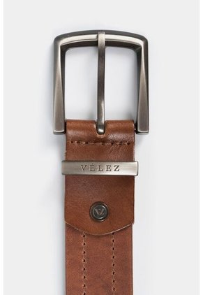 Cinturón Unifaz Coraje De Cuero Para Hombre Pasador Metálico Cinturón Unifaz Coraje De Cuero Para Hombre Pasador Metálico Miel 36 VÉLEZ