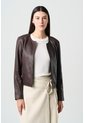 Chaqueta De Cuero Para Mujer Denver Chaqueta De Cuero Para Mujer Denver Cafe L VÉLEZ de Vélez