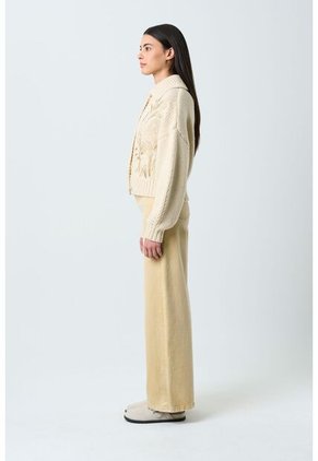 Cardigan Kalixto Tejido Para Mujer Bordado Cardigan Kalixto Tejido Para Mujer Bordado Arena XS VÉLEZ