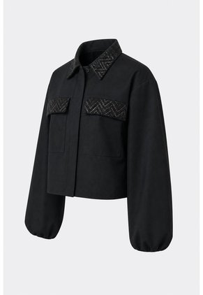 Chaqueta Senda Trucker Para Mujer Oversized Chaqueta Senda Trucker Para Mujer Oversized Negro XXL VÉLEZ