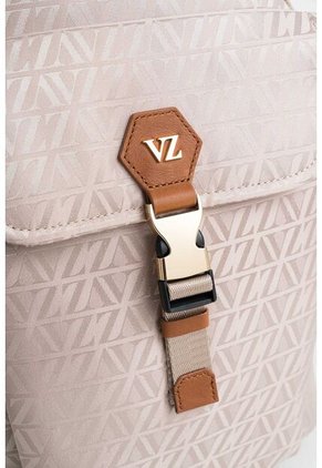 Morral Bloom 2 Jacquard Monograma VZ Para Mujer Porta Trolley Morral Bloom 2 Jacquard Monograma VZ Para Mujer Porta Trolley Beige VÉLEZ