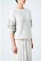 Sweater Draco Tejido Para Mujer Detalle Flecos Y Millaré Sweater Draco Tejido Para Mujer Detalle Flecos Y Millaré Crema S VÉLEZ de Vélez