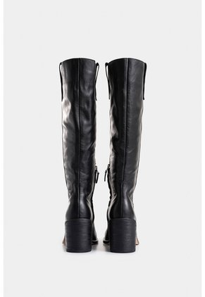 Botas Zolan De Cuero Para Mujer Caña Alta Botas Zolan De Cuero Para Mujer Caña Alta Negro 37 VÉLEZ