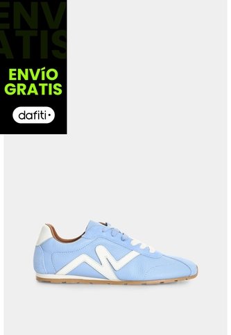 Tenis En Cuero Para Hombre Blooms Tenis En Cuero Para Hombre Blooms Azul Claro 44 VÉLEZ Vélez