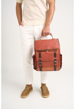 Morral Archaeology De Cuero Para Hombre Vintage Morral Archaeology De Cuero Para Hombre Vintage Naranja Vélez