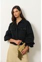 Chaqueta Senda Trucker Para Mujer Oversized Chaqueta Senda Trucker Para Mujer Oversized Negro XXL VÉLEZ de Vélez