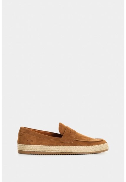 Mocasines De Cuero Gamuzado Para Hombre Ocean Mocasines De Cuero Gamuzado Para Hombre Ocean Miel 45 VÉLEZ