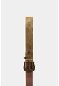 Cinturón Amaru Unifaz En Cuero Folia Para Mujer Cinturón Amaru Unifaz En Cuero Folia Para Mujer Dorado L VÉLEZ de Vélez