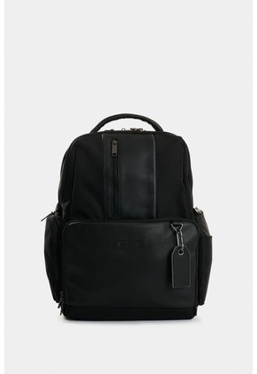 Morral Security De Lona Para Hombre Detalles En Cuero Morral Security De Lona Para Hombre Detalles En Cuero Negro VÉLEZ
