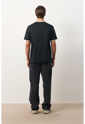 Camiseta En Algodón Para Hombre Luma Camiseta En Algodón Para Hombre Luma Negro S VÉLEZ