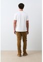 Camiseta Micropima Arizona Para Hombre Semi Ajustada Camiseta Micropima Arizona Para Hombre Semi Ajustada Blanco XXL VÉLEZ de Vélez