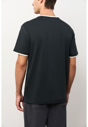 Camiseta En Algodón Para Hombre Luma Camiseta En Algodón Para Hombre Luma Negro S VÉLEZ