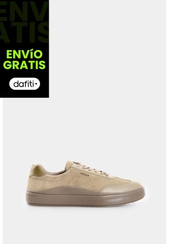 Tenis Clima De Cuero Para Hombre Efecto Escribiente Tenis Clima De Cuero Para Hombre Efecto Escribiente Arena 45 VÉLEZ Vélez
