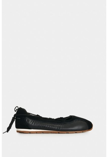 Baleta En Lona Y Cuero Para Mujer Venice Baleta En Lona Y Cuero Para Mujer Venice Negro 35 VÉLEZ
