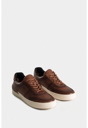 Tenis Whited 2 De Cuero Para Hombre Cordón Encerado Tenis Whited 2 De Cuero Para Hombre Cordón Encerado Miel 41 Vélez