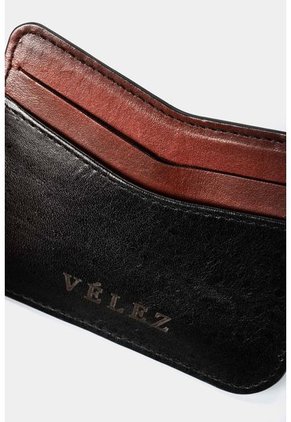 Porta Tarjetas De Cuero Para Hombre Combinada