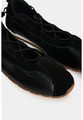 Baleta En Lona Y Cuero Para Mujer Venice Baleta En Lona Y Cuero Para Mujer Venice Negro 35 VÉLEZ