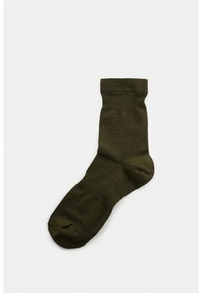 Calcetines Media Pierna Tejidos Para Hombre Detalle Acanalado Calcetines Media Pierna Tejidos Para Hombre Detalle Acanalado Verde XS VÉLEZ