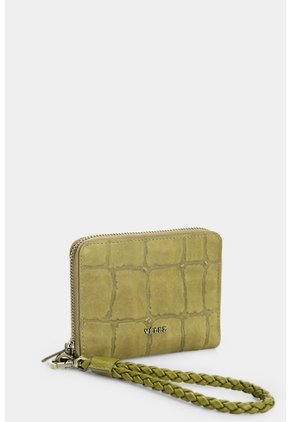 Billetera En Cuero Para Mujer Grecia Billetera En Cuero Para Mujer Grecia Verde Oliva VÉLEZ