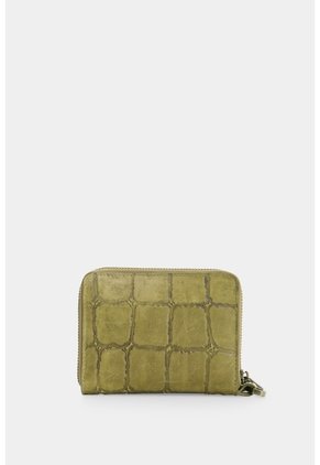 Billetera En Cuero Para Mujer Grecia Billetera En Cuero Para Mujer Grecia Verde Oliva VÉLEZ