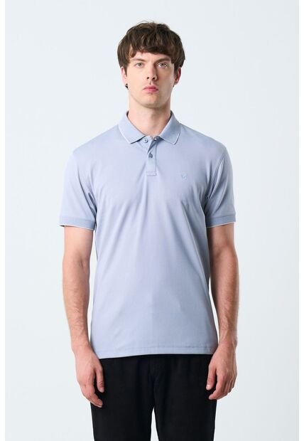 Polo Manga Corta Solan Para Hombre Semi Fitted Polo Manga Corta Solan Para Hombre Semi Fitted Azul L VÉLEZ